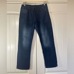 Wrangler Wide Leg, Elastic Waist Jeans. Size 14.